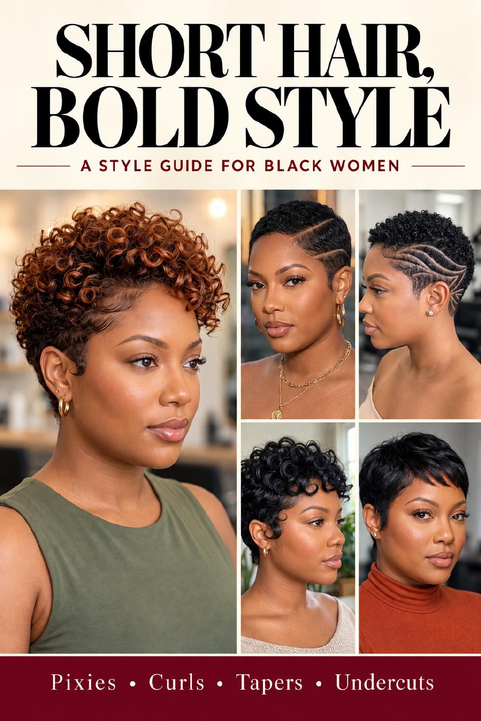 Short Hair, Bold Style cover